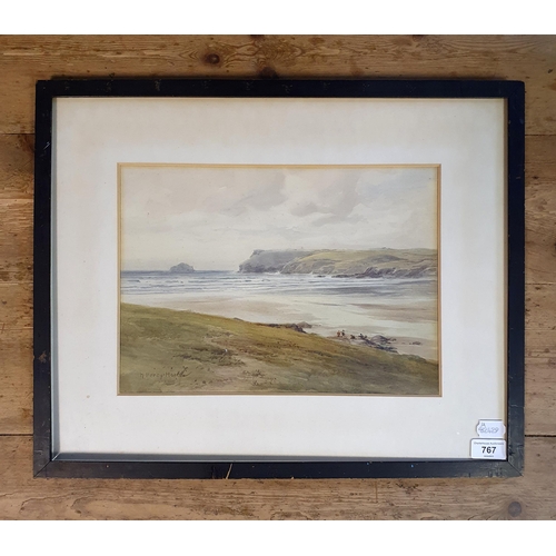 767 - H Percy Hearde, a landscape, watercolour, signed, 25 x 34 cm