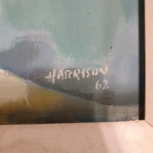 777 - Harrison, an archway, oil on canvas, signed and dated '62, 61 x 48 cm