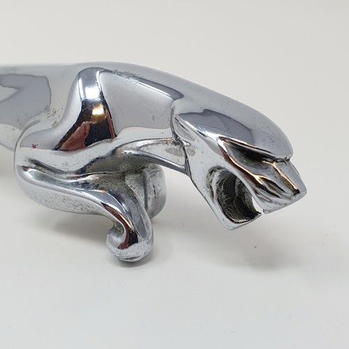 119 - A Jaguar chrome leaping cat mascot