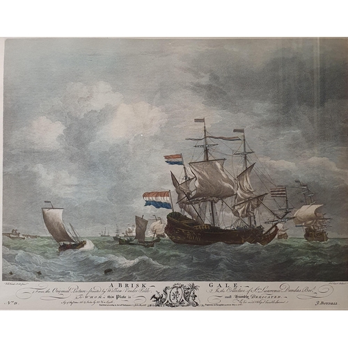 725 - A Moderate Gale, print, 44 x 55 cm, and its pair (2)