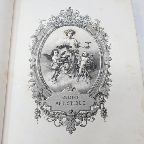 582 - Dubois (Urbain) and Barnard (Emile), La Cuisine Artistique, two leather and cloth bound vols. (2)