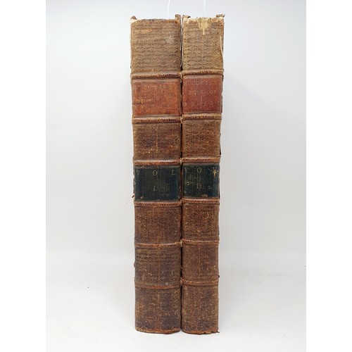 586 - Hutchins (John), The History and Antiquities of the County of Dorset, 2 vols., 1774, calf, bindings ... 