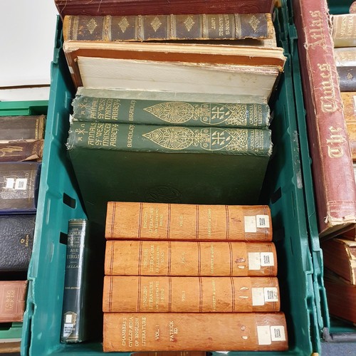 593 - A large group of assorted books and bindings, all ex-Bruton School for Girls Library (13 boxes)