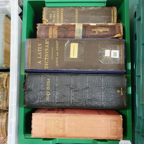 593 - A large group of assorted books and bindings, all ex-Bruton School for Girls Library (13 boxes)