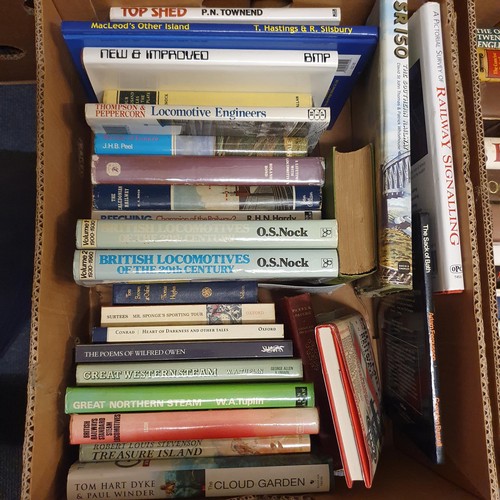 595 - Assorted books (9 boxes)