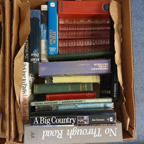 595 - Assorted books (9 boxes)