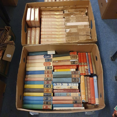 596 - Burnett (F H), Little Lord Fauntleroy, and assorted other books (2 boxes)