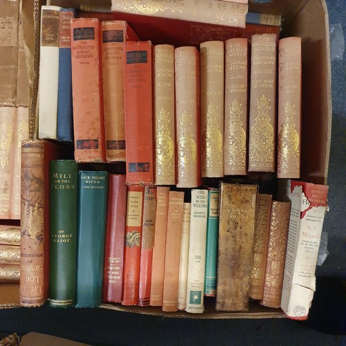 596 - Burnett (F H), Little Lord Fauntleroy, and assorted other books (2 boxes)