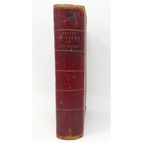 612 - Gouffe (Jules), Le Livre Cuisine, published Paris 1867, leather and cloth binding