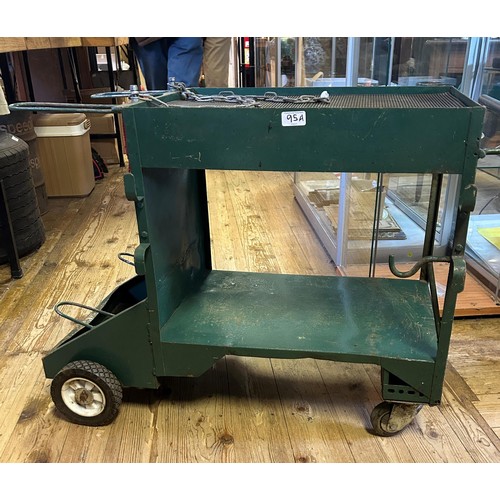 95A - A French green mechanics trolley