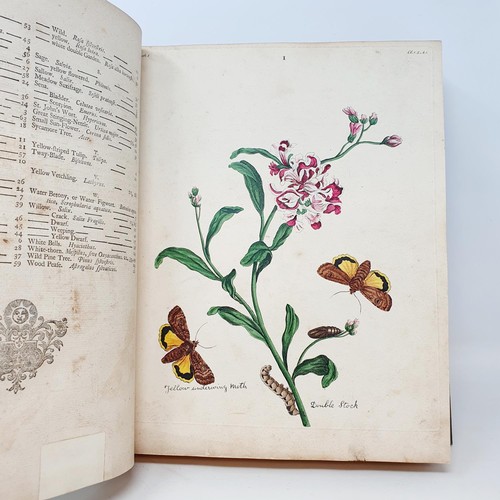 474 - Wilkes (Benjamin), English Moths And Butterflies, 120 coloured plates, leather and cloth bound