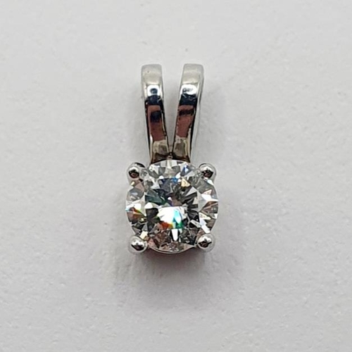 71 - A diamond pendant