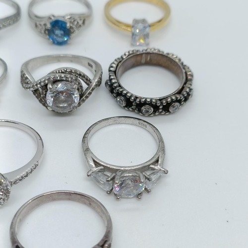 150 - A silver and opal dress ring, and assorted other dress rings