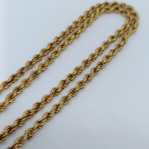 155 - An 9ct gold necklace, Provenance: From a large single owner collection of jewellery consigned from a... 