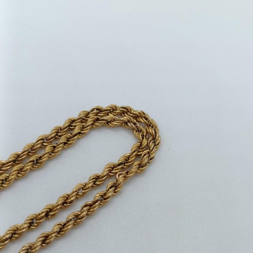 155 - An 9ct gold necklace, Provenance: From a large single owner collection of jewellery consigned from a... 