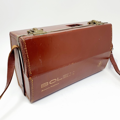 32 - A Bolex Paillard cine camera, in a leather case
Provenance: From a single owner collection