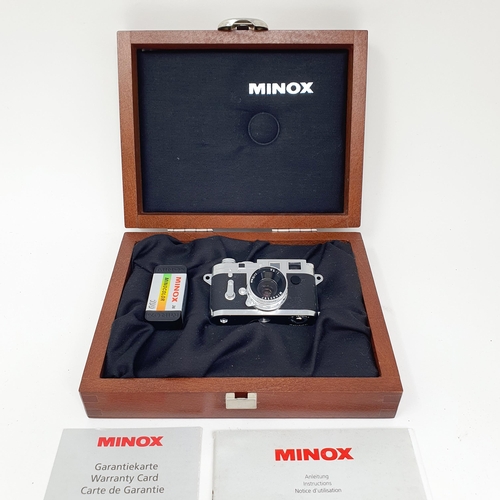 76 - A Minox Leica M3 miniature camera, No 60501, boxed