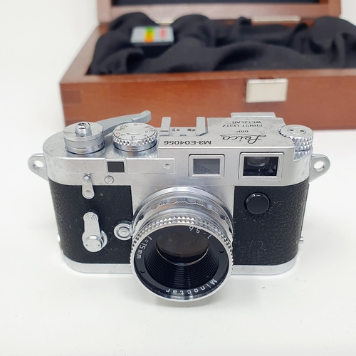76 - A Minox Leica M3 miniature camera, No 60501, boxed