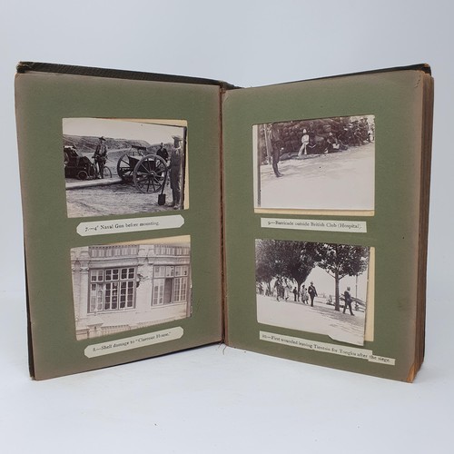 106 - An unusual photograph album, mostly relating to the Boxer Rebellion (1899-1901), mainly with caption... 