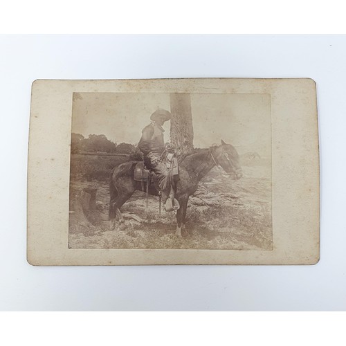 105 - A group of late 19th/early 20th century photographs of the American wild west, mostly by Bogardus, B... 