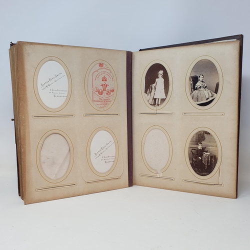 119 - A photograph album, of the New Forest Foxhounds Hunt, 1901, three other photograph albums, and a 19t... 