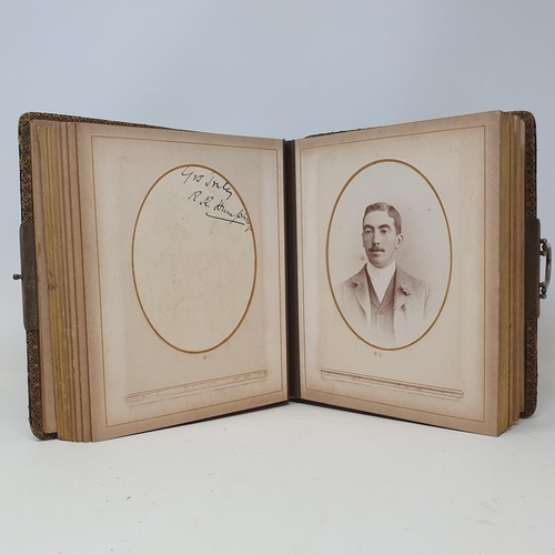 119 - A photograph album, of the New Forest Foxhounds Hunt, 1901, three other photograph albums, and a 19t... 
