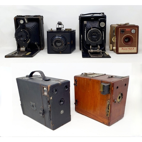 127 - A Brownie Special camera, and five other cameras (6)