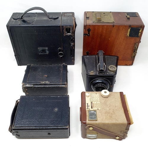 127 - A Brownie Special camera, and five other cameras (6)