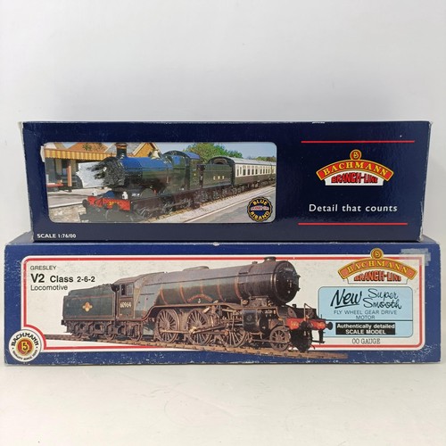 202 - A Bachmann OO gauge 0-6-0 locomotive and tender No. 32-301, and a 2-6-2 locomotive and tender No 31-... 