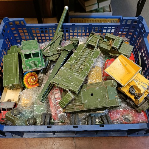 206 - Assorted playworn toy cars (box)