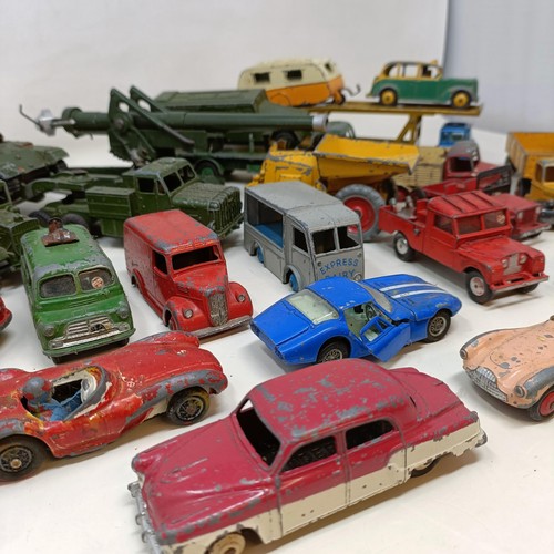 206 - Assorted playworn toy cars (box)