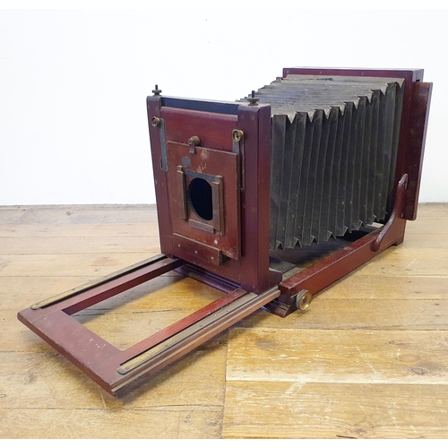 144 - The case of a studio plate camera, 40 cm wide
