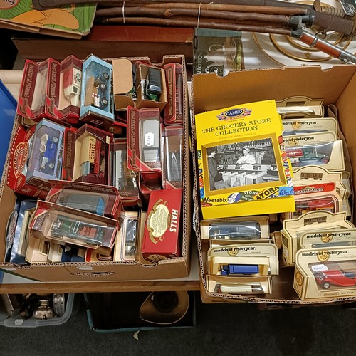 225 - Assorted Model of Yesteryear toy cars, boxed and other makes (2 boxes)