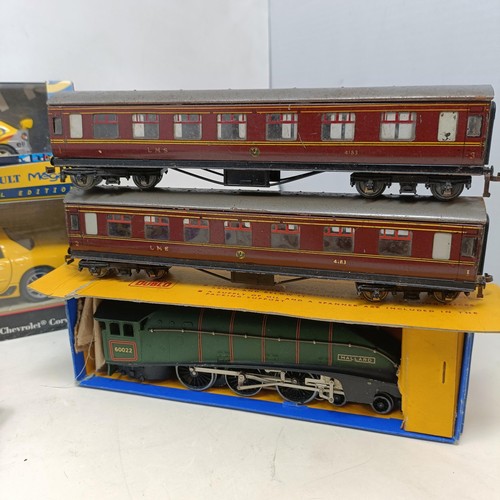 239 - A Hornby-Dublo OO gauge 4-6-2 locomotive, No 31001/1, boxed, a 0-6-2 locomotive, No 3217, boxed, and... 