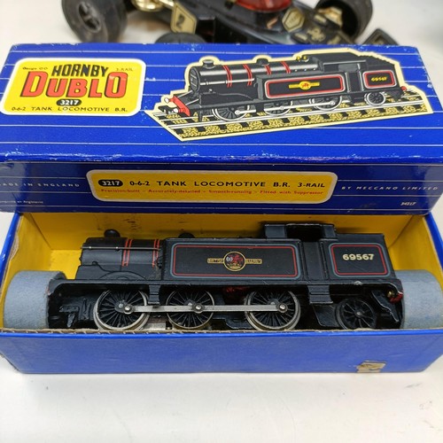 239 - A Hornby-Dublo OO gauge 4-6-2 locomotive, No 31001/1, boxed, a 0-6-2 locomotive, No 3217, boxed, and... 