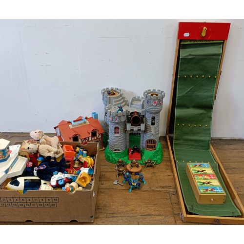 251 - A Fisher-Price castle, boxed, and assorted other toys (qty)