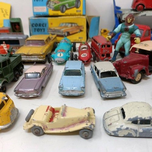 263 - A Corgi Toys Chevolet Impala, No 220, and 152S, boxed, and assorted playworn toys