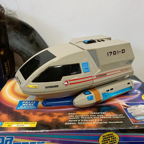 249 - A Star Trek The Next Generation, Shuttlecraft Goddard, a Klingon make up kit, a Medical Tricorder, a... 