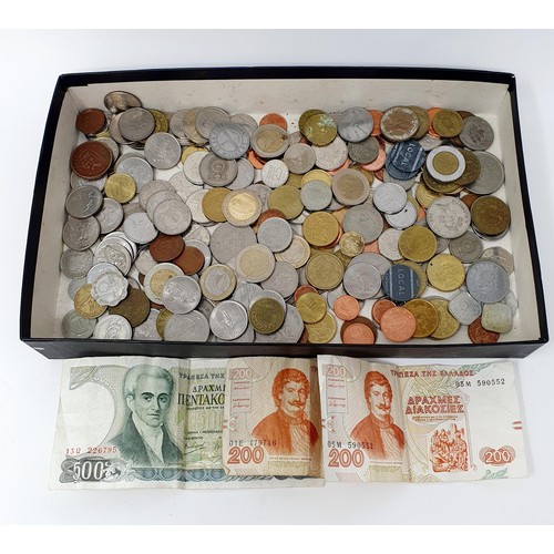 406 - Assorted world coins
Provenance:  Sold on behalf of SNCB Society Charity