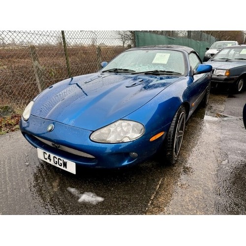 5 - 1997 Jaguar XK8 Convertible
Registration number C4 GGW
Metallic blue with a beige leather interior
A... 