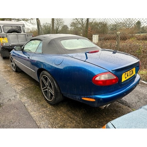 5 - 1997 Jaguar XK8 Convertible
Registration number C4 GGW
Metallic blue with a beige leather interior
A... 