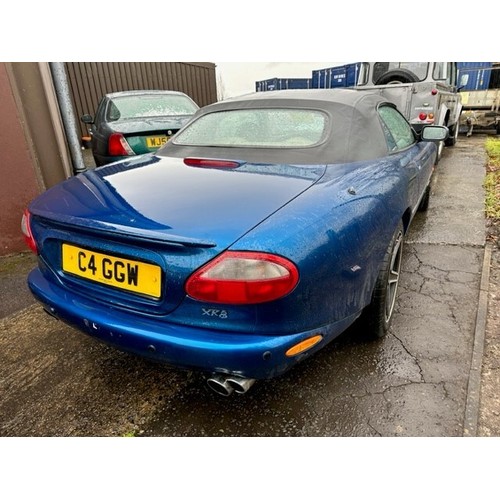5 - 1997 Jaguar XK8 Convertible
Registration number C4 GGW
Metallic blue with a beige leather interior
A... 