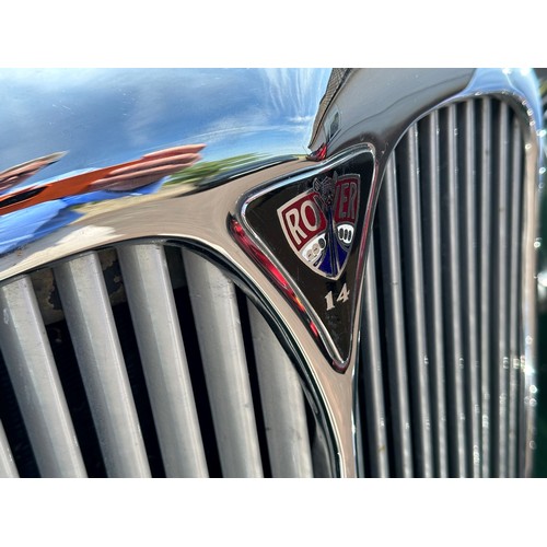 13 - 1935 Rover 14 Special Roadster
Registration number AVC 88
Chassis number 524059
Engine number 623709... 