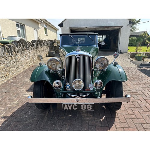 13 - 1935 Rover 14 Special Roadster
Registration number AVC 88
Chassis number 524059
Engine number 623709... 