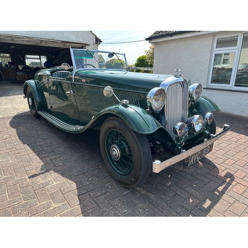 13 - 1935 Rover 14 Special Roadster
Registration number AVC 88
Chassis number 524059
Engine number 623709... 
