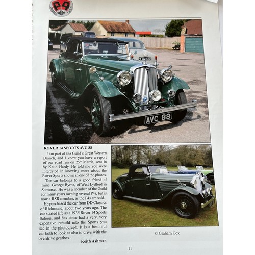 13 - 1935 Rover 14 Special Roadster
Registration number AVC 88
Chassis number 524059
Engine number 623709... 