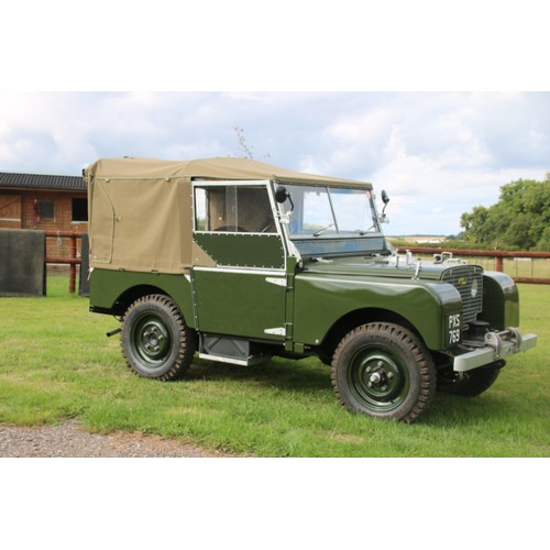1950 Land Rover Series I 80 inch Registration number PXS 769 