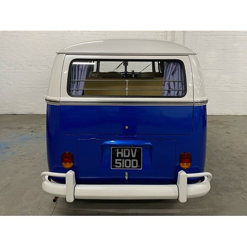 49 - 1966 VW 13 Window Deluxe Splitscreen Campervan
Registration number HDV 510D
Chassis number 256174614... 