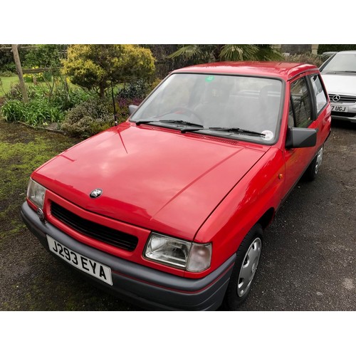 61 - 1992 Vauxhall Nova Merit
Registration number J293 EYA
Red with a grey interior
Just over 35,000 reco... 