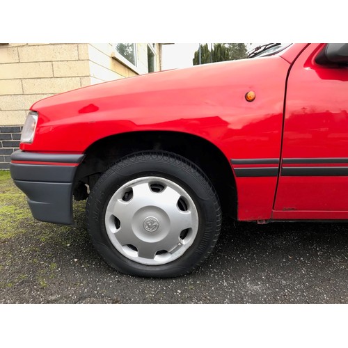 61 - 1992 Vauxhall Nova Merit
Registration number J293 EYA
Red with a grey interior
Just over 35,000 reco... 